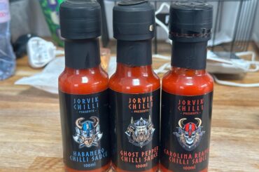 Lovely hot sauces and other bits