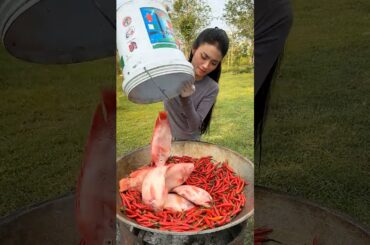 Cooking yummy wash fish with chili for crispy freed recipe