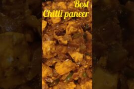 ✨ Restorient-Hotel Style🔥 chilli paneer Recipe by manjesh baker #chillipaneer #youtubereels 🤪