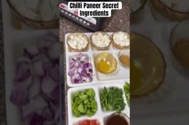 #chilli paneer 😍🔥 | Easy Restaurant Style Recipe #viral #trending #shorts #latest #food #foodie