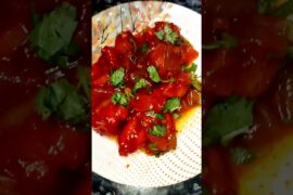 CHICKEN CHILLI 🌶️ #chilli #chiken #viral