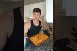 Green Chili Breakfast Casserole High Protein Meal Prep Recipe #shorts