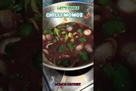 chilli momos 🌶️ #viral #ytshorts #recipe #momos
