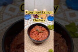Rajasthani Lehsun Ki Chutney | Red Chilli Garlic Chutney Recipe #rajasthani #chatni #desifood #short