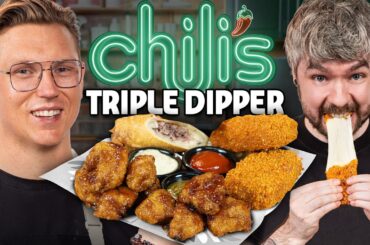 Jacksepticeye Eats a Chili's Triple Dipper For The First Time