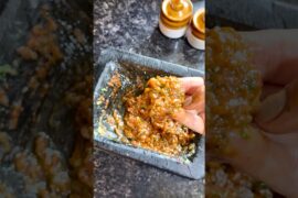 Onion garlic chutney recipe 🌿 #chutney #recipe #pickle
