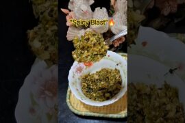 Spicy Maharashtrian Thecha 🌶️ | Green Chilli Garlic Thecha | Authentic Thecha#shortsfeed #ytshorts