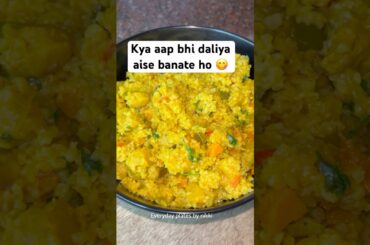 Healthy Masala Daliya Recipe 🥣 | High Protein Veg Meal | Weight Loss Dinner Idea