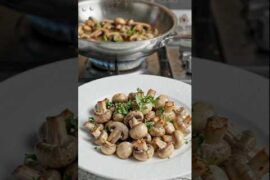 :Mushroom Fry  | Mushroom Recipe #mushroomrecipe #pepperfry #aieasycooking #shorts #telugu