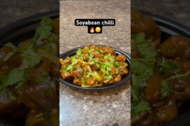 Restaurant Style Soya Chilli Recipe | Soya Manchurian Recipe #shorts #youtubeshorts #soyachilli