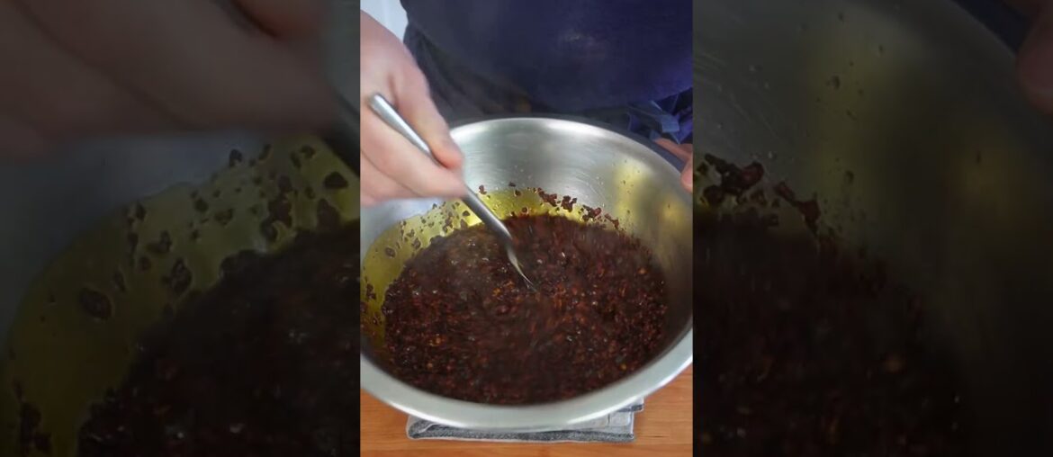 Salt & Pepper chilli oil - a real staple in my kitchen and something everyone should have to spic...