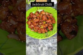 Kathal Chilli 😊 must try 😋 #food #recipe #trending #cooking #easyrecipe #shorts #jackfruit