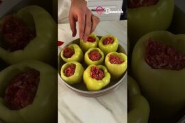 Deliciously Stuffed Peppers #tasty #peppers #recipe