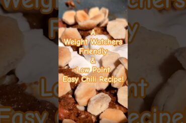 Weight Watchers Chili Recipe-Only 7 Points!