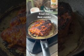 Tandori Chicken & Fried rice | health lunch #foryou #food #chikken #lunch #viral #india #gym #spicy