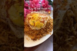 Easy and quick 10-min chilli garlic egg rice 🍳🔥No sauces, just simple flavours that hit different