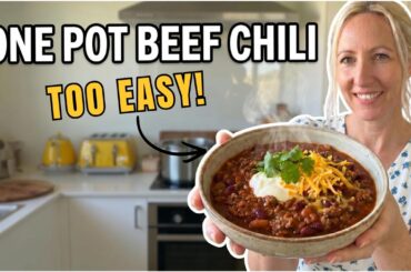 Easy One Pot Beef Chilli Recipe – No Fuss Family Dinner!