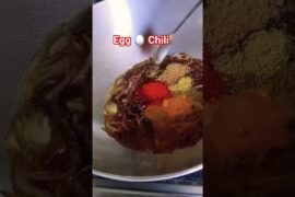 Egg 🥚 Chili Recipe 😋 😍 👌 #youtubeshorts #food #recipe