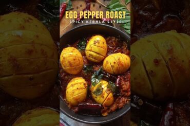 Kerala Egg Pepper Roast 🥚🍛 #shorts #eggrecipe #keralafood
