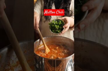 Mutton Chili Recipe Hearty American Style Spicy Mutton Chili #food #cooking