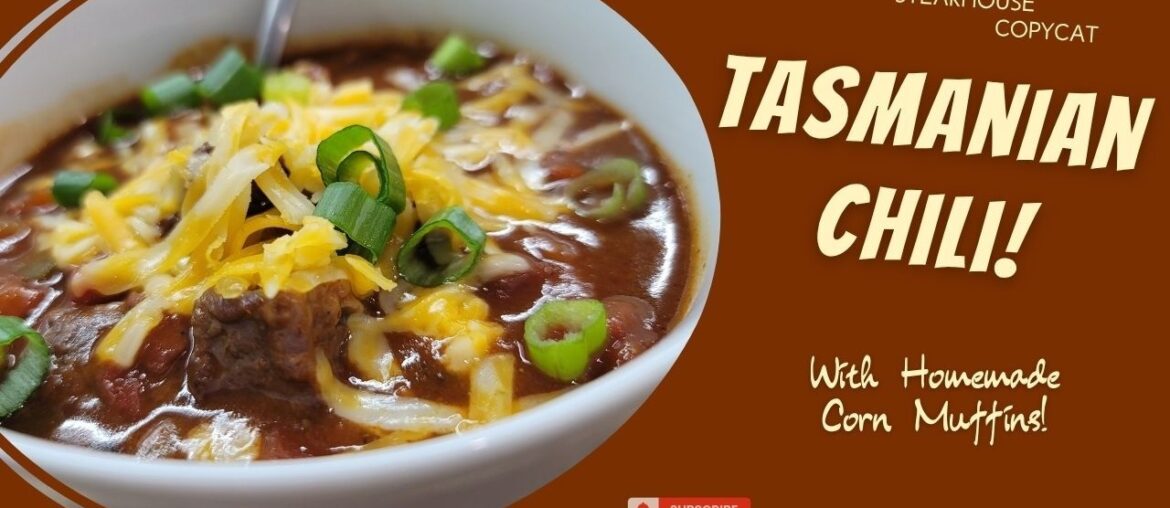 Copycat Outback Steakhouse Tasmanian Chili!