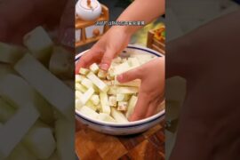 Chilli French Fries From Brinjal #shortsvideo