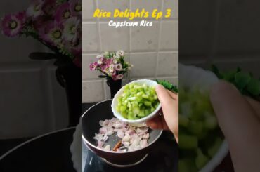 Capsicum rice #food #cooking #capsicum #indianfoodmadeeasy #recipe #viral