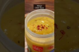 Sweet & Spicy Mango Chili Sauce #mango #sauce #recipe #easyrecipe #viral #video 🥭🌶️