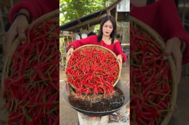 Cooking yummy deep fried chili recipe