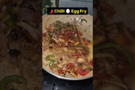 Chilli Egg Fry||Egg fried chili recipe 😋||It's Spicy and Testy