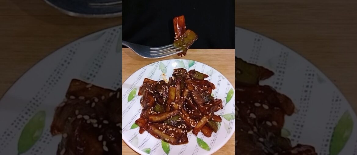 Crispy Chilli Potato Recipe ASMR | #shorts #trending #asmr #food #cooking #short