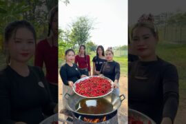 Cooking yummy deep fried chili recipe