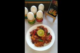 Chilli Egg Recipe 🥚🍁 #shorts #eggrecipe