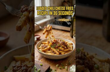 Stop Scrolling! Loaded Chili Cheese Fries Recipe in 30 Seconds! 🤤