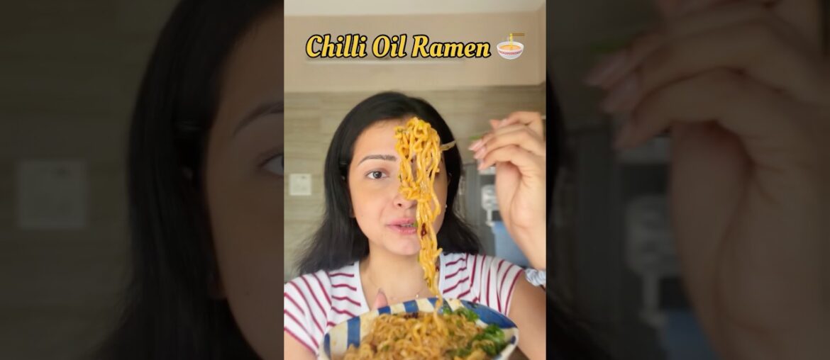 Best Korean Chilli Oil Ramen #shorts