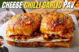 Cheese Chilli Garlic Chutney Pav Recipe | मसालेदार चीज़ चिली गार्लिक पाव | Chef Sanjyot Keer