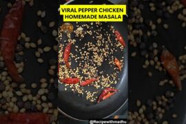 Homemade Secret Masala Powder Recipe for pepper chicken #viral #shorts #masalapowder