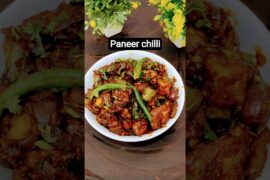🌶️👌🏻paneer chilli recipe#viral chilli recipe#food#ytshorts#chilli#मे बेटे के लिए हर हफ्ता बनाती हूं