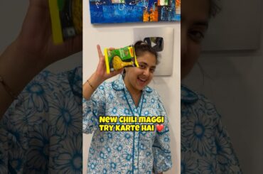 Trying New Chili Maggi 😳 #foodshorts