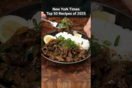 Cooking Every Recipe on the NYT Top 50 List of 2025 | Pepper Steak and Celery Stir Fry #cooking