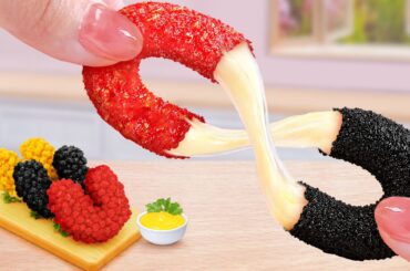 Quick and Easy Recipes 🧀 Miniature Cheetos and Ghost Pepper Fried Cheese Potato 🌭 Mina Mini Kitche