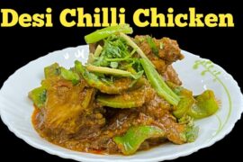Desi Chilli Chicken / Amazing Chicken Recipe / Yasmin Fernandes Recipes