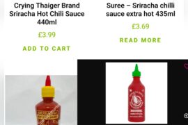 In the UK, which Sriracha would you go for?
