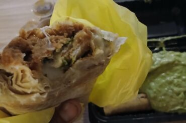 Craving my favorite combo chile relleno with a side of taquitos