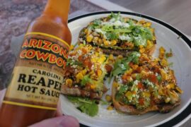 Arizona cowboy sauce makes my lips tingle