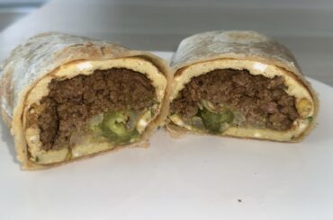 Beef Burrito( little loosely rolled )