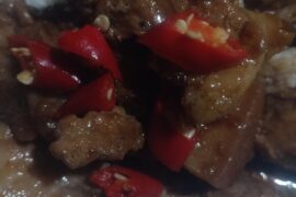 Spicy pork adobo tonight..