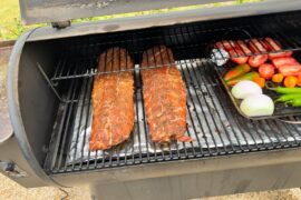 Was already smoking ribs, why not salsa too?