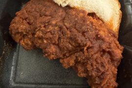 Dave’s reaper chicken tender not as spicy as I was expecting