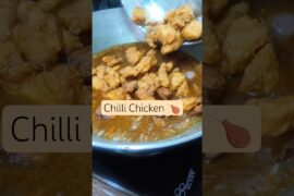 Chilli Chicken Recipe 🍗😍 #shorts #chicken #shortsfeed #recipe #shortvideo #viralvideo #trending